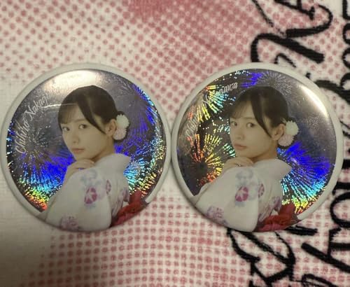 櫻坂46 中川智尋 浴衣 缶バッジ レア※ 2枚5thツアーAddiction 中川智尋 櫻坂46 缶バッジ レア 浴衣 ホログラム キラキラ
